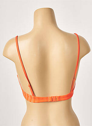 Sutien de costum de baie elasticitate top bentiță portocalie CHERRY BEACH femeie