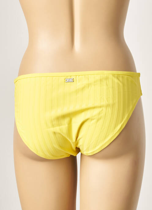 Chiloți de baie galben CHERRY BEACH femeie