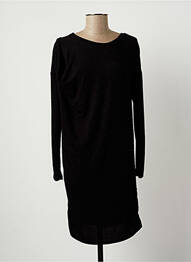 Rochie midi mâneci lungi mâneci lungi negru SPARKZ femme
