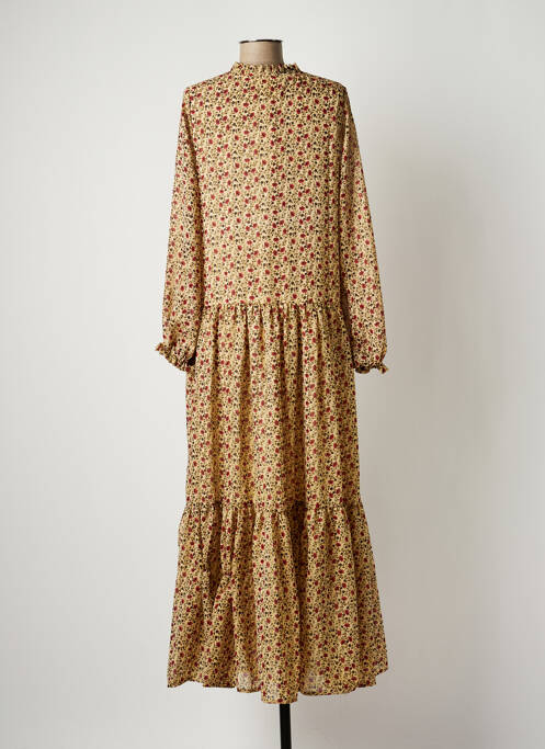 Rochie lungă bej PURPLE QUEEN femeie