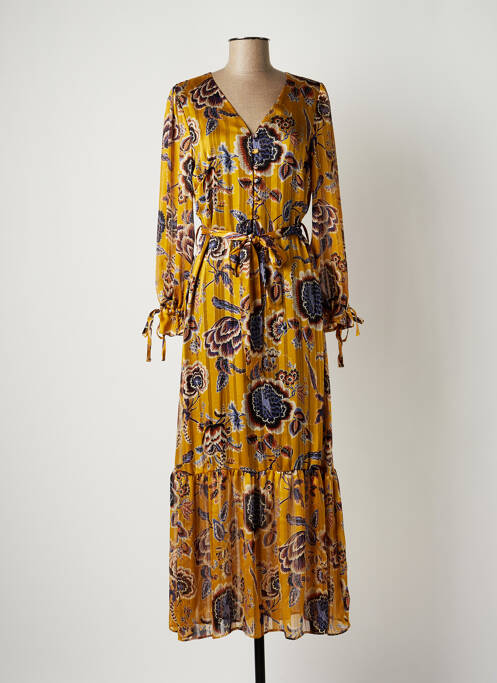 Rochie lungă galben MOKA'S femeie