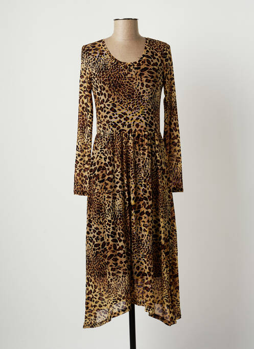 Rochie midi maro SPARKZ femeie