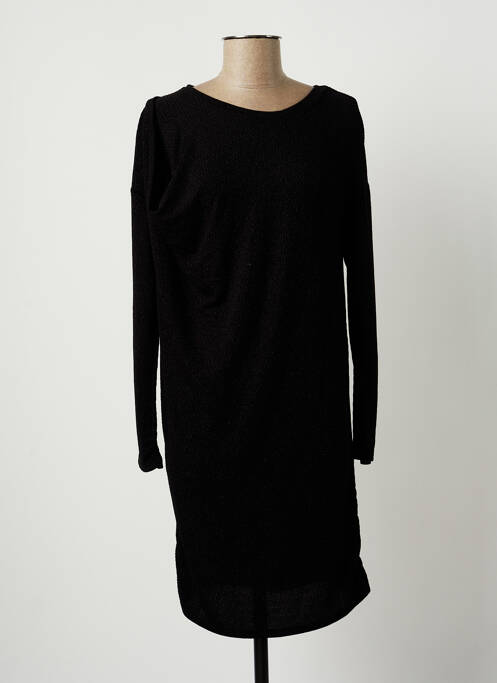 Rochie midi mâneci lungi mâneci lungi negru SPARKZ femme