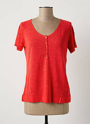 Top roșu POLES femeie