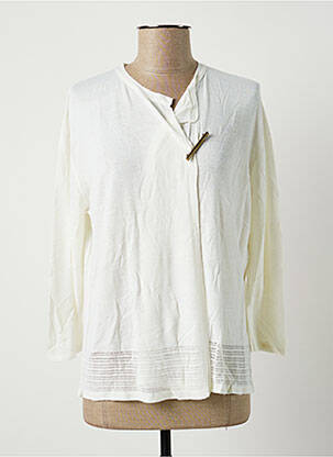 Vestă cu mâneci lungi bej POLES femeie