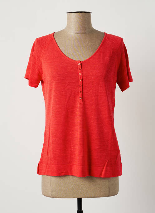 Top roșu POLES femeie