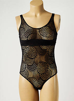 Body de lenjerie elasticitate negru IMPLICITE femeie