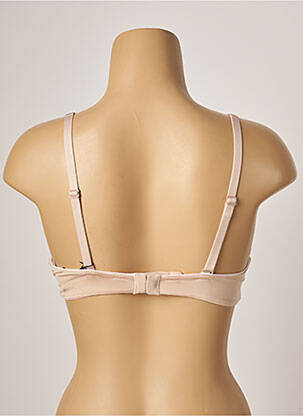 Sutien efect material satinat top sutien modelat culoare piersică CHANTELLE femeie