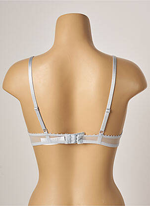 Sutien efect material satinat top sutien push-up albastru PASSIONATA femeie