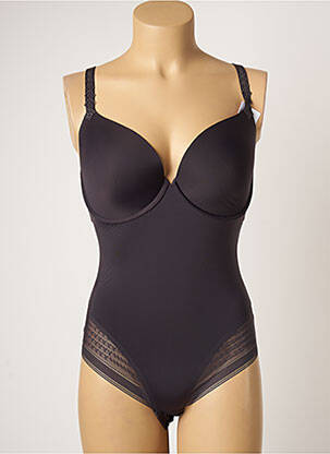 Body de lenjerie efect material satinat gri SIMONE PERELE femeie
