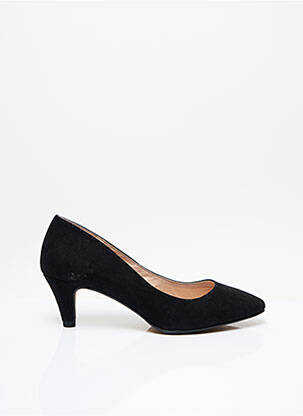 Pantofi cu toc nubuc toc de 4 la 6 cm negru DANIELA VEGA femeie