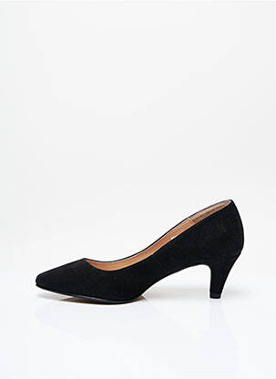 Pantofi cu toc nubuc toc de 4 la 6 cm negru DANIELA VEGA femeie