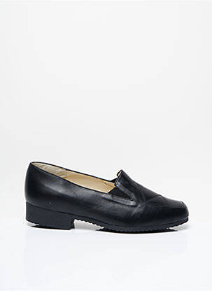 Mocasini material neted toc plat până la 3 cm negru ARTIKA SOFT femeie