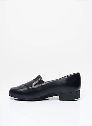 Mocasini material neted toc plat până la 3 cm negru ARTIKA SOFT femeie