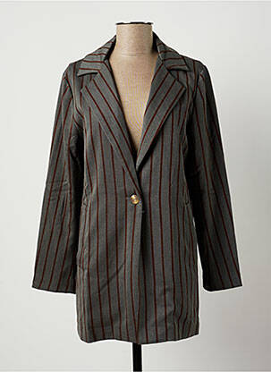 Palton lung gri ROSE MON AMOUR femeie