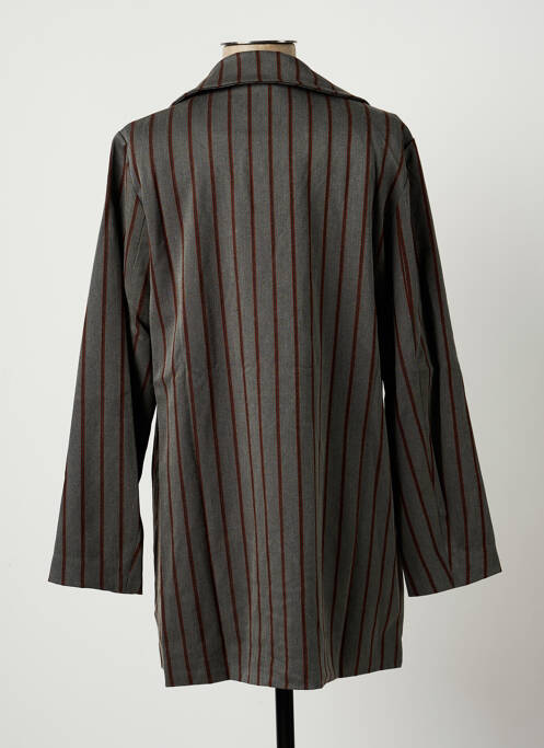 Palton lung gri ROSE MON AMOUR femeie