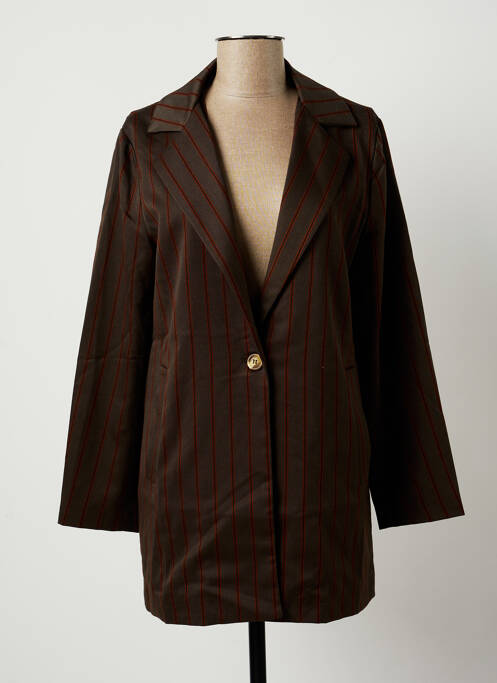 Palton lung verde ROSE MON AMOUR femeie