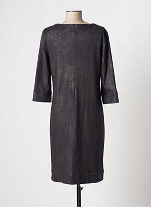 Rochie midi mâneci 3/4 mâneci 3/4 gri FRED SABATIER femeie
