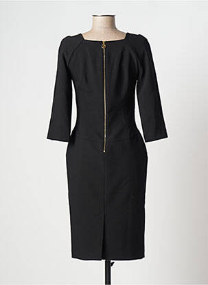Rochie midi mâneci 3/4 mâneci 3/4 negru TRUSSARDI JEANS femeie