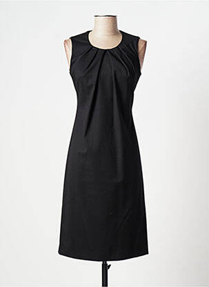 Rochie midi fără mâneci fără mâneci negru TRUSSARDI JEANS femeie