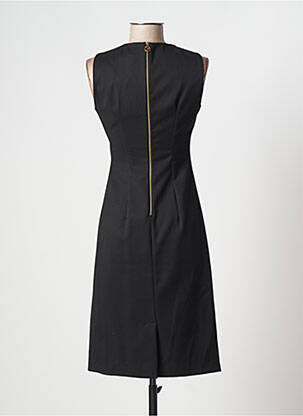 Rochie midi fără mâneci fără mâneci negru TRUSSARDI JEANS femeie