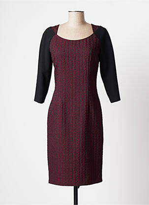 Rochie midi mâneci 3/4 mâneci 3/4 roșu TRUSSARDI JEANS femeie