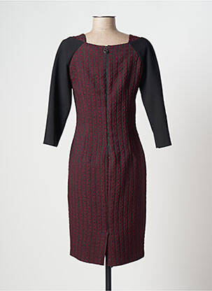 Rochie midi mâneci 3/4 mâneci 3/4 roșu TRUSSARDI JEANS femeie