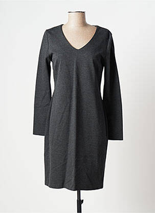 Rochie midi mâneci lungi mâneci lungi gri ELLEI femeie