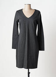 Rochie midi mâneci lungi mâneci lungi gri ELLEI femeie