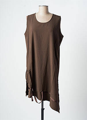 Rochie scurtă maro NESLAY femeie