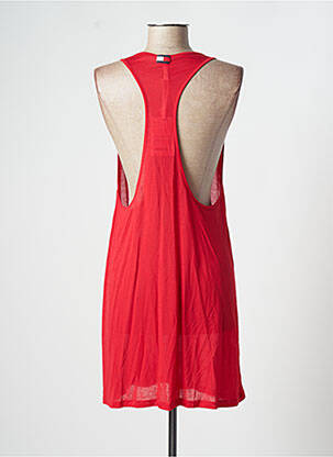 Rochie scurtă croială fluidă fără mâneci roșu TOMMY HILFIGER femeie