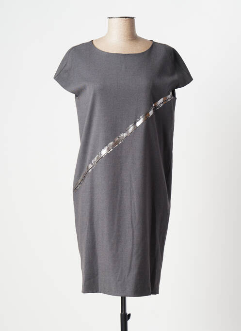 Rochie midi gri ELLEI femeie