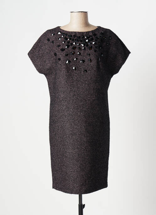 Rochie midi roz TRUSSARDI JEANS femeie