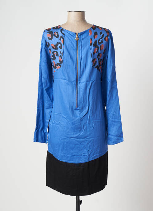 Rochie midi albastru TRUSSARDI JEANS femeie