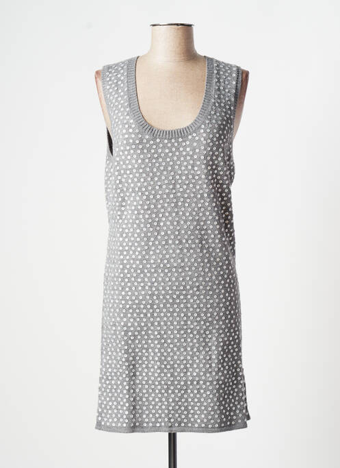 Rochie scurtă gri LOLLIPOPS femeie