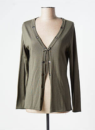 Vestă cu mâneci lungi verde FRED SABATIER femeie