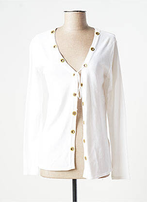 Vestă cu mâneci lungi alb FRED SABATIER femeie