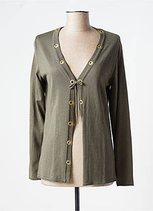 Vestă cu mâneci lungi verde FRED SABATIER femeie