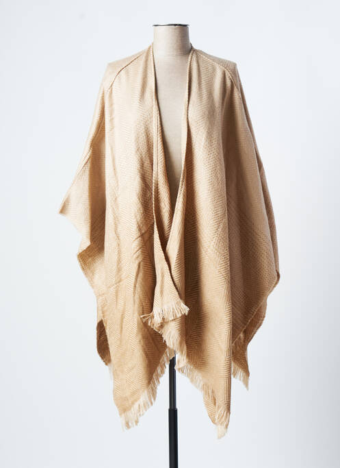 Poncho bej BURTON femeie