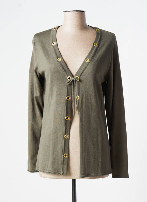 Vestă cu mâneci lungi verde FRED SABATIER femeie