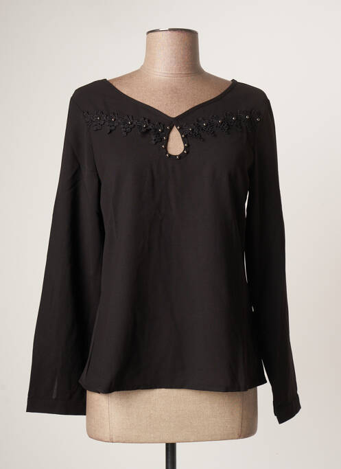 Bluză negru ROSE MON AMOUR femeie