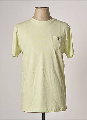 Tricou croială dreaptă mâneci scurte verde MCS femeie