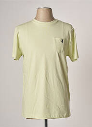 Tricou croială dreaptă mâneci scurte verde MCS femme