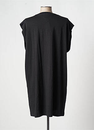 Rochie midi mâneci scurte mâneci scurte negru TOMMY HILFIGER femeie