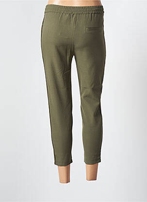 Pantalon 7/8 talie elastică mărime normală verde ROSE femeie