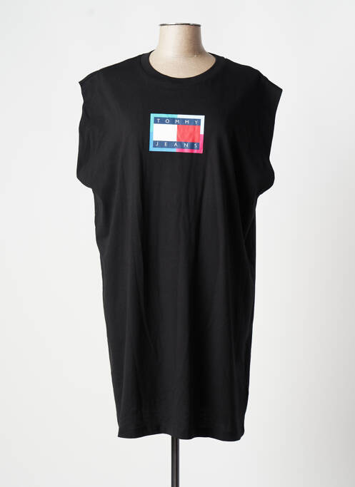 Rochie midi negru TOMMY HILFIGER femeie