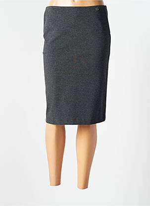 Fustă midi gri ELLEI femeie