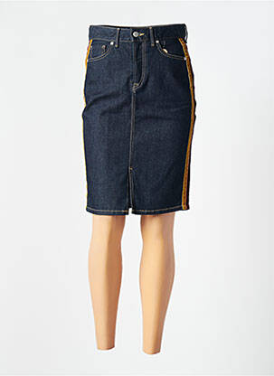 Fustă midi elasticitate albastru PEPE JEANS femeie