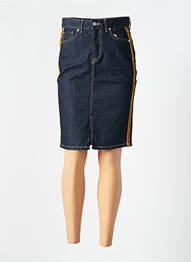 Fustă midi talie înaltă albastru PEPE JEANS femme