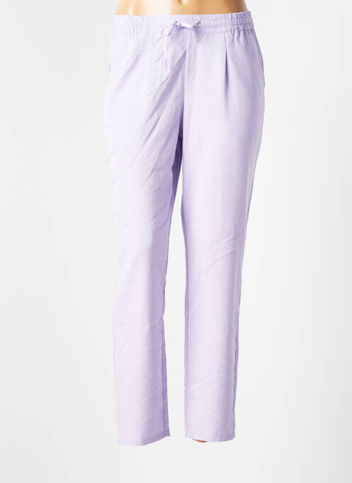 Pantalon drept violet TOMMY HILFIGER femeie